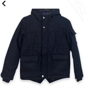 Beverly Hills Polo Club Dark Puffer Jacket with Hood
